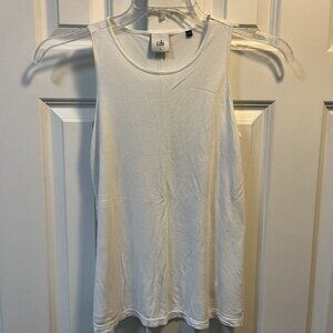 Cabi Layer Tank Top Sleeveless Shell White Size S